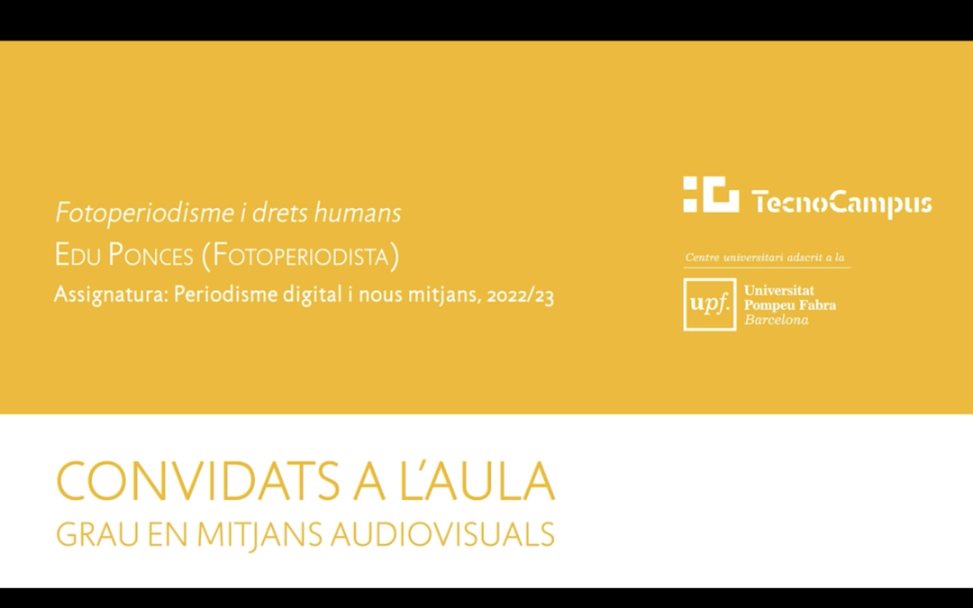 Convidats a l’aula – Edu Ponces